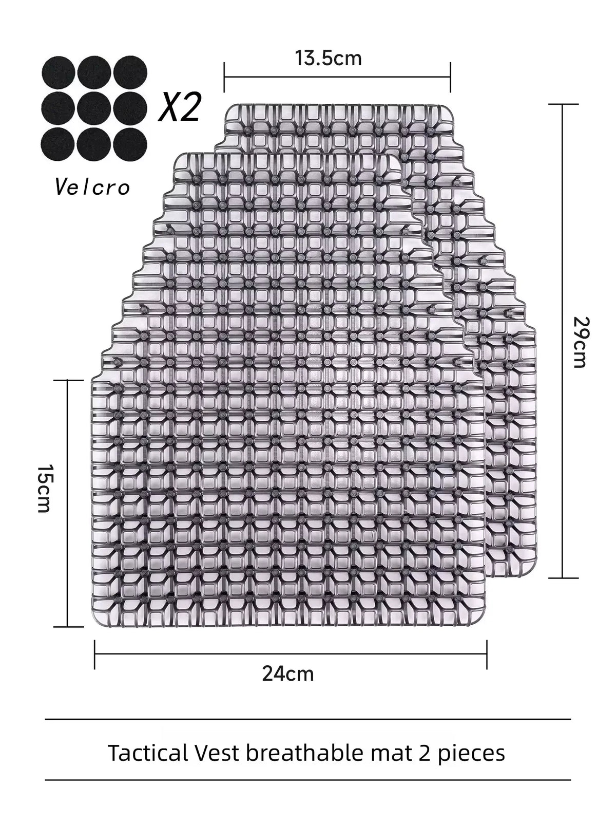 4D Taktisk Väst Kylande Pad Ventilerande Inlägg Svettabsorberande Kudde