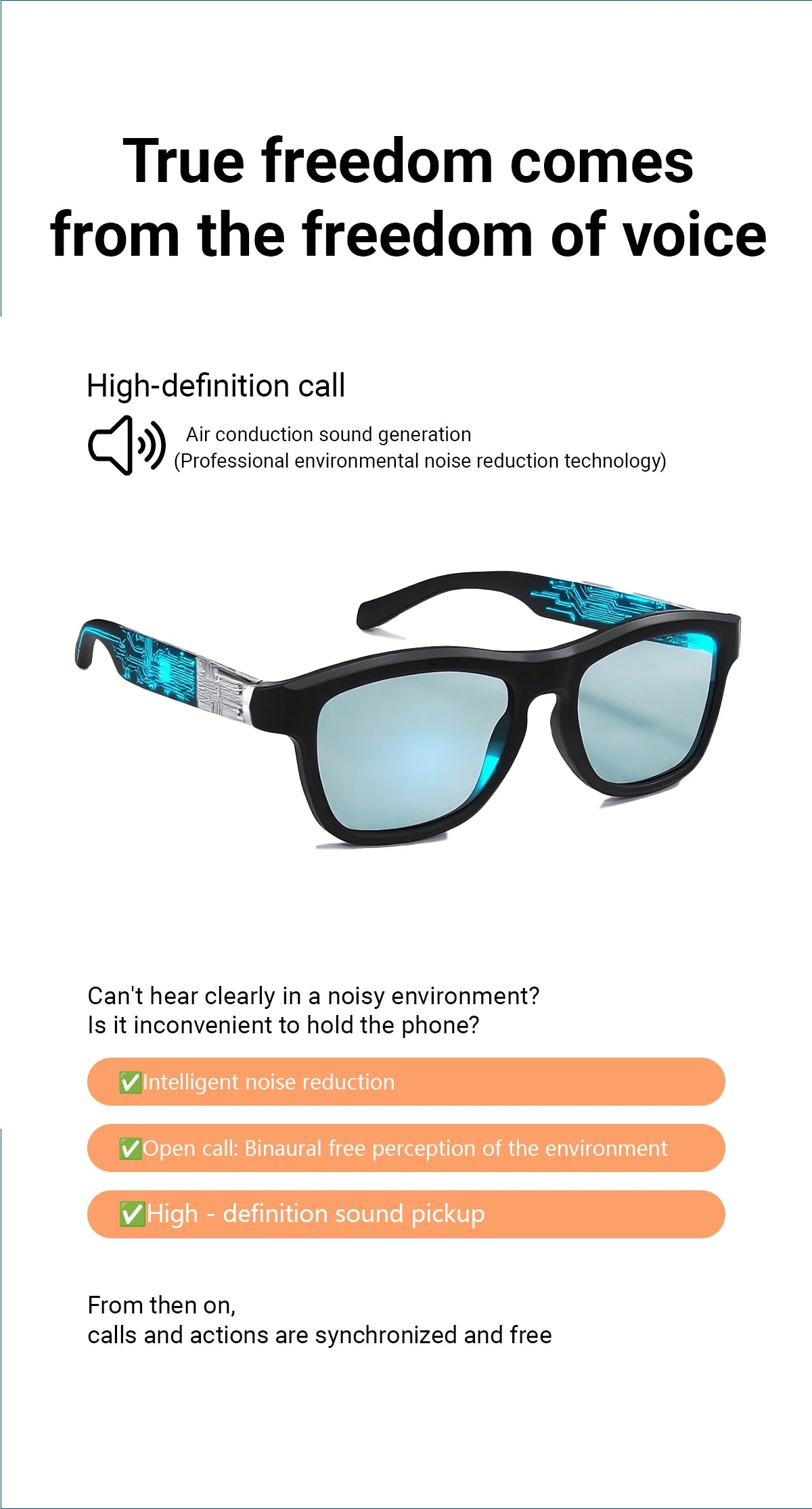 Touch Automatic Color Changing Dimming Bluetooth 5.4 Voice Assistant AI Smart Translation Music Glasses Men UV400 Protection