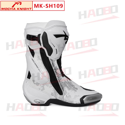 BENKIA SH109 Mocharöda Motorcykelstövlar