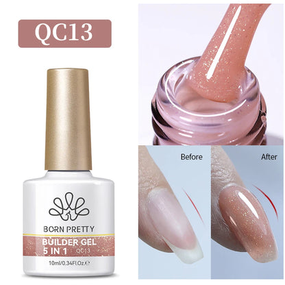 BORN PRETTY Super Top Coat and Base Gel Nail Polish for Gel Polish Semi-permanent Varnish Rubber Top Coat 10ml Nail Supplies