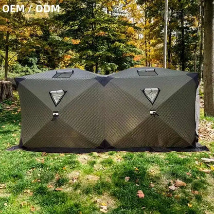ShineMaster Sauna Tent Mobile Sauna Rooms for Outdoor Hub Sweat Tent with Waterproof Cover Ice Fishing Tent