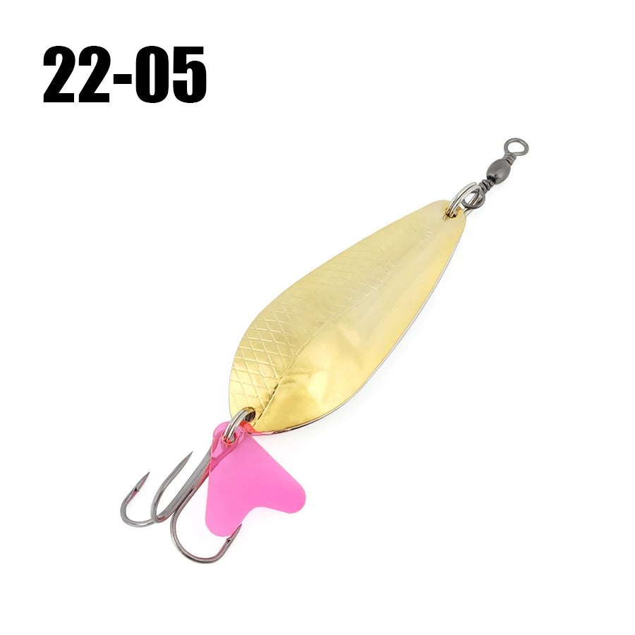 W.P.E Fishing Lure JIG Double Artificial Bait 8 Grams With Connector Three-anchor hook Metal sequins For fishing