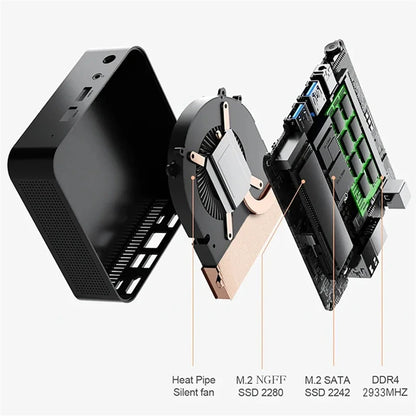 3 Screen Display Mini Host Windows 11 Mini Pc Intel Core I9 10980HK Mini PC Computer 16/32GB RAM 1TB/2TB SSD Wifi 6 BT5.2 4K HD