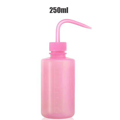 Tattoo Wash Bottle Safety Bottles Watering Tools Plastic Squeeze Bottle with Scale Labels for Succulent Cleaning Washing Tattoo