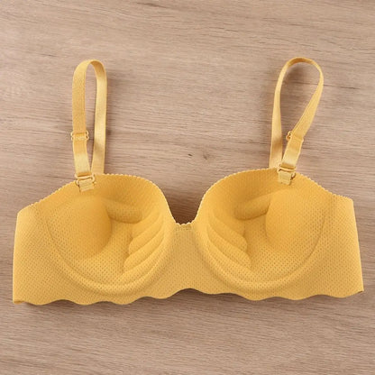 Sexy Comfort Seamless Bra Candy Color Adjustable Push Up Bras Anti-sagging Lifting Wireless Bra Women