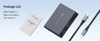 MZX MST-splitter för tre skärmar, DisplayPort eller USB-C