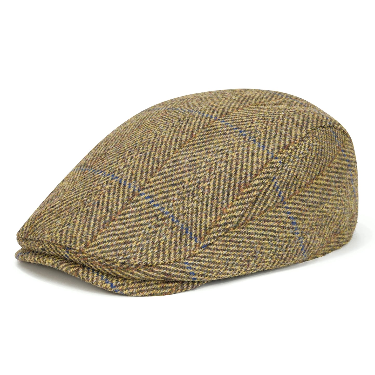 FEINION Men's Herringbone Flat Ivy Newsboy Hat Wool Blend Gatsby Cabbie Cap Winter Outdoor Hunting Cap
