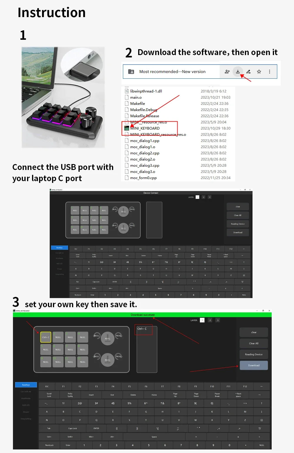 Bluetooth 12 Key 2-knob USB Programming Macro Custom Keyboard Game Console Mechanical Keyboard Photoshop Hot Swappable Keyboard