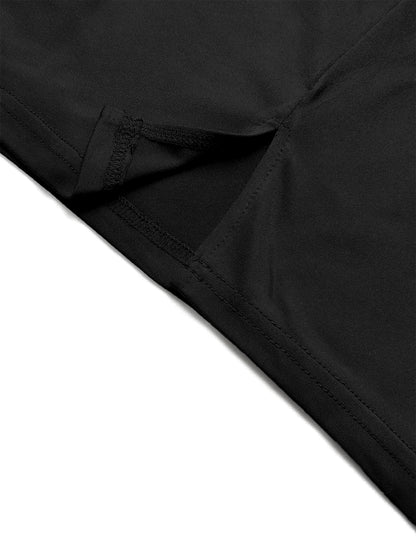 High-Waisted Tight Fit Mini Skirt - Stretchy Soft Fabric, Slim Bodycon Silhouette, Timeless Solid Colors