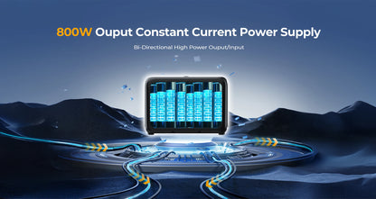 OUKITEL P800E Portable Power Station 800W 512Wh LiFePO4 Battery Solar Generator, Home Backup&Outdoor Camping Mobile Power Supply
