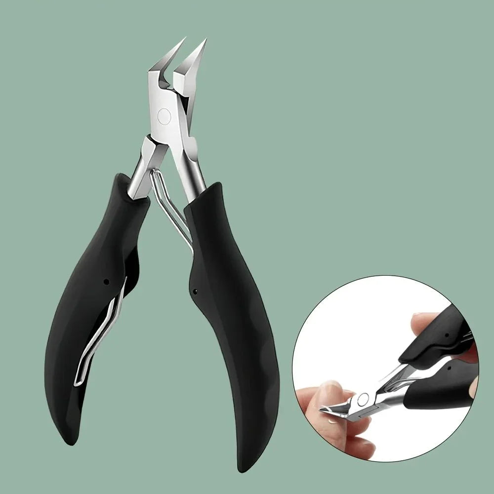 1/9pcs Professional Heavy Duty Nail Care Tool Set - Wide Jaw Nail Clippers with Convex for Thick Ingrown Toenails & Fingernails