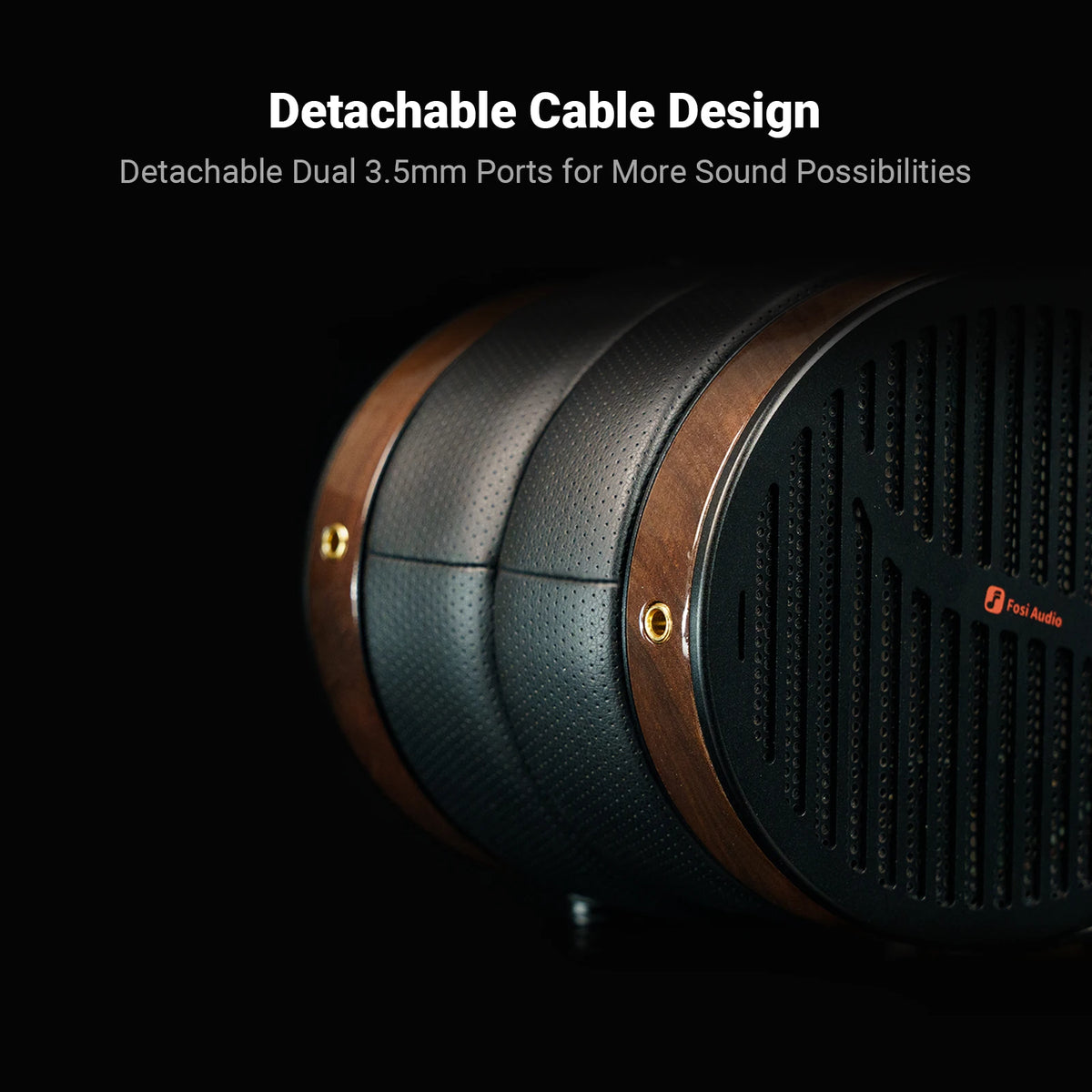 Fosi Audio i5 öppna over-ear-hörlurar med 97 mm planmagnetiska element