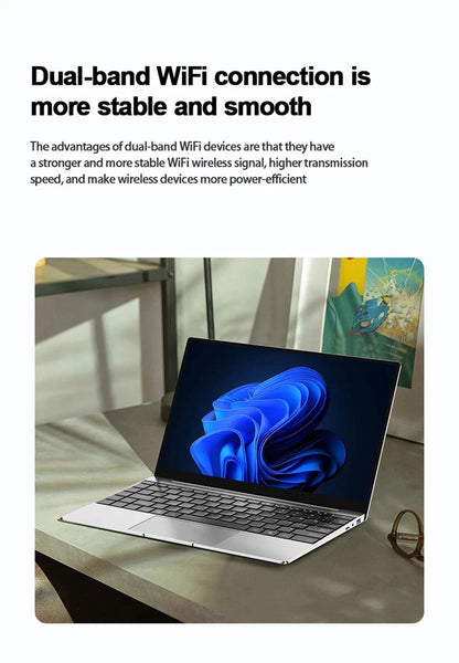14,1" Laptop Intel Core i9-10980HK / N150 16GB LPDDR4 Upp till 2TB SSD – Win 11 Pro FHD IPS WiFi 6 Bluetooth 5000mAh Kamera CE