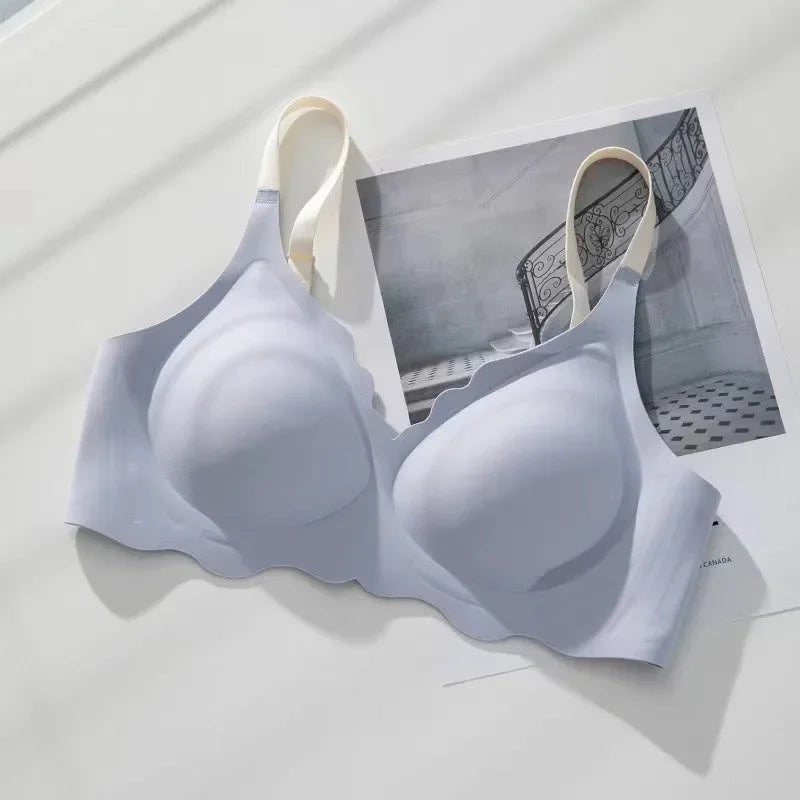 BH Women Bralette No Steel Ring Adjustable Strap Beauty Back Bra Upper Support Pure Desire Comfort Sling Ladies Underwear