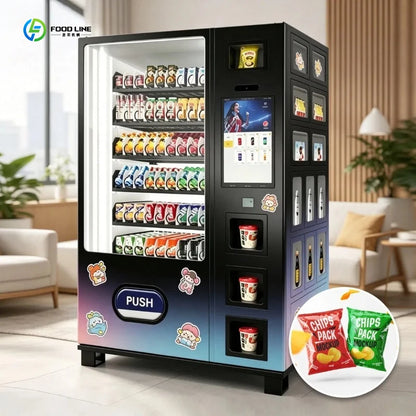 Smart kylmaskin för drycker och snacks