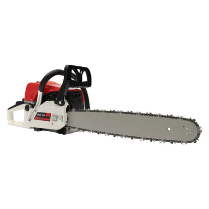 52cc 2.0kW 2-Stroke Gasoline Chainsaw, 20in/51cm Guide Bar for Wood Cutting Petrol Chain Saw, with Tool Bag Mixing Bottle & Bar Cover Model 5200 Gas Saw