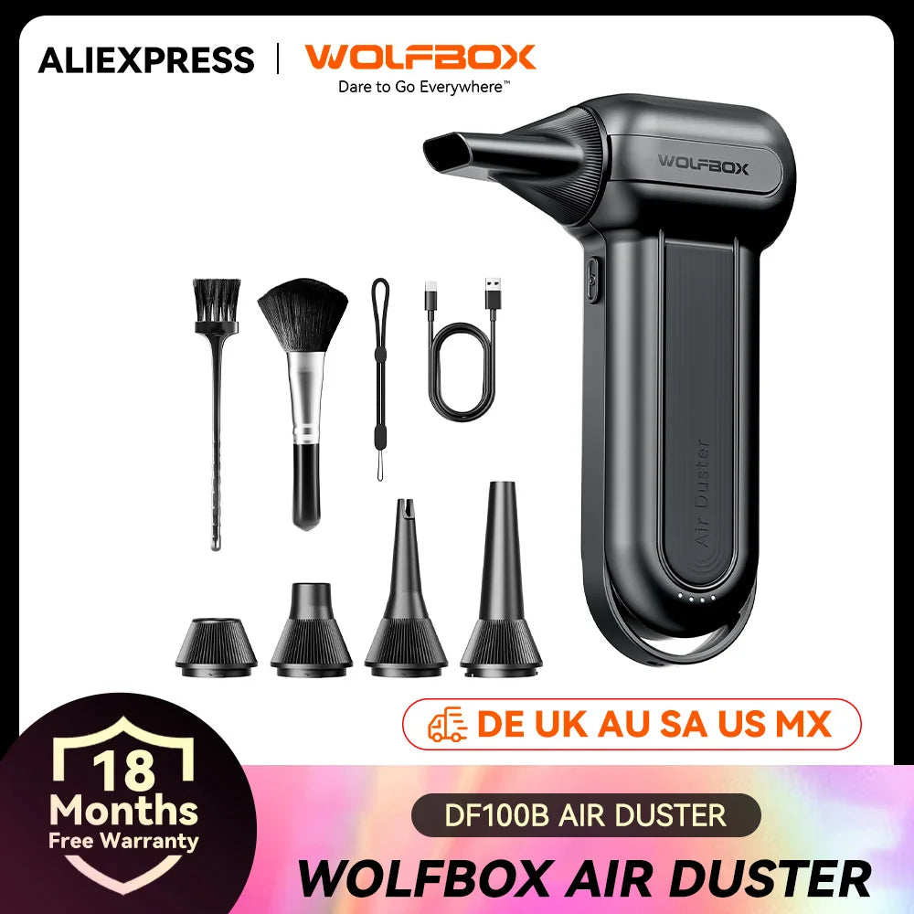 WOLFBOX DF100 Bärbar Luftblåsare