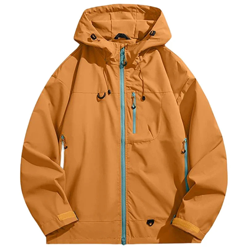 Unisex Softshell Hoodie – Vattentät Vindjämpa för Friluftsliv, Vandring & Klättring, 4 Färger