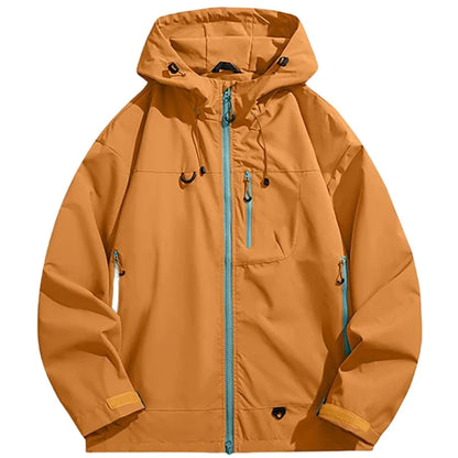 Unisex Softshell Hoodie – Vattentät Vindjämpa för Friluftsliv, Vandring & Klättring, 4 Färger