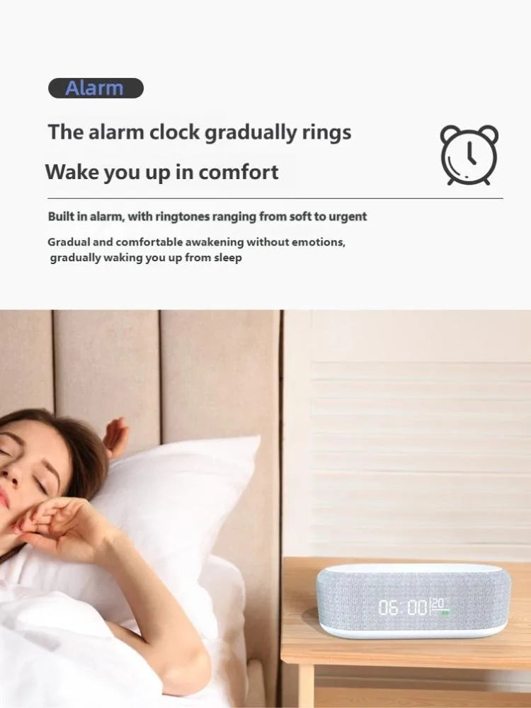 4-in-1 Wireless charger with LED Watch, Alarm Clock, Temperature Display, Night Light, 15W QC3.0 Fast Charge