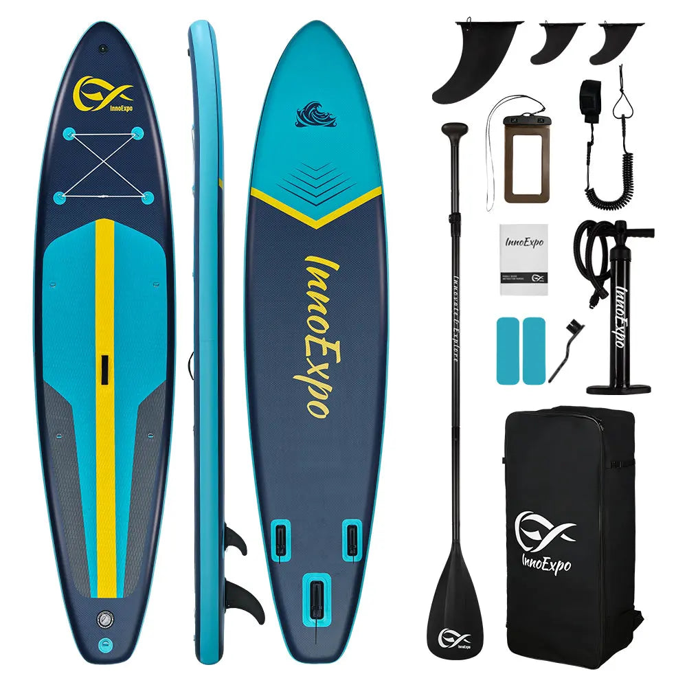 Uppblåsbar SUP-bräda från InnoExpo med halkfri yta – 320–350 cm
