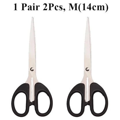 2/3Pcs New Office Scissors Student DIY Handcraft Paper Cutting Knife Home Art Stainless Steel Children's Scissors Office Supply