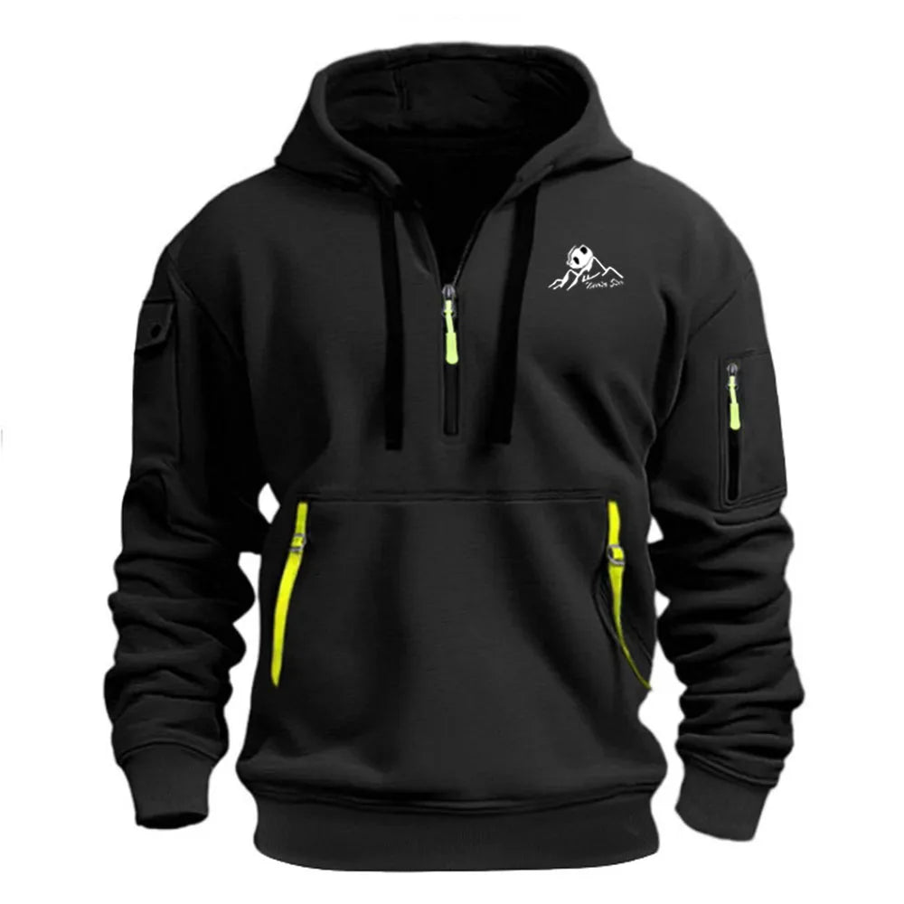 Men's Motorcycle Hooded Sweatshirt, 2D Printed Sports Jacket, Fashionable Men's Pullover Shirt, Factory Price upon Purchase