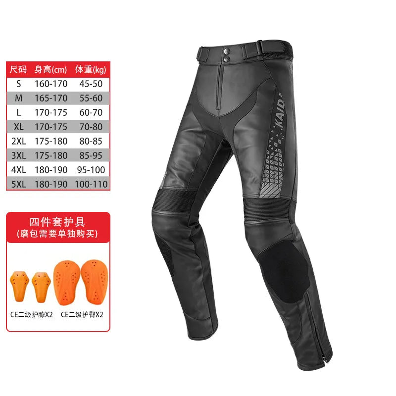 Motorcykelbyxor i 100% polyester