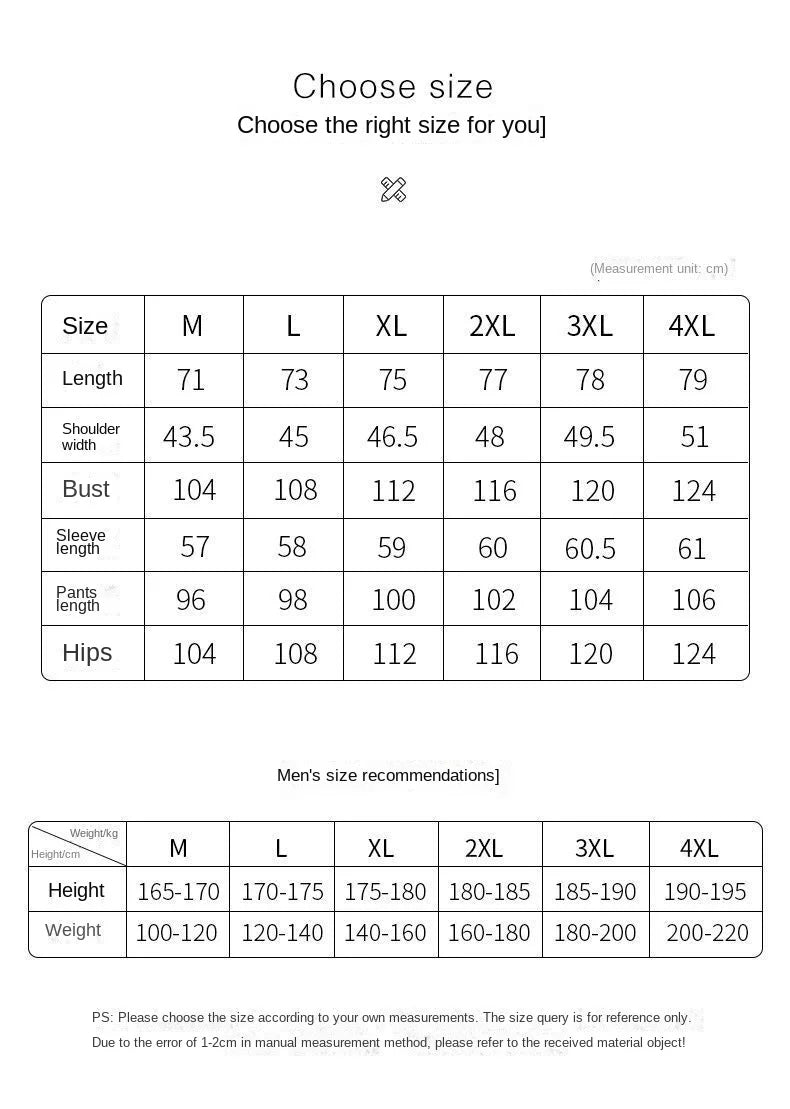 Herr Pyjamas Set – Långärmad & Långa Byxor Tunn Polyester Året Runt Plus Size, 5 Färger M–4XL