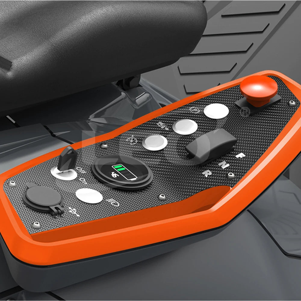 Batteridriven åkgräsklippare