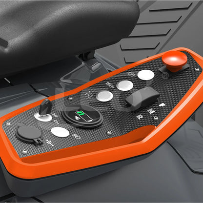 Batteridriven åkgräsklippare