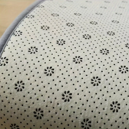 Thickened solid color bathroom non-slip floor mat shower room door absorbent foot mat square long hair toilet mat