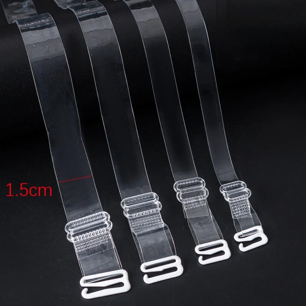 Good Load Bearing Transparent Bra Straps Detachable Anti Slip Underwear Strap Invisible Adjustable Shoulder Strap Evening Dress
