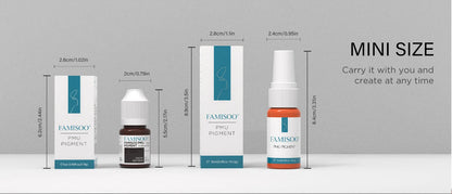 FAMISOO 5ML Permanent Makeup Pigment Tattoo Lips Tattoo Inks Eyebrows Eyeliners Pigments Microblading Pigment Tattoo Pigments