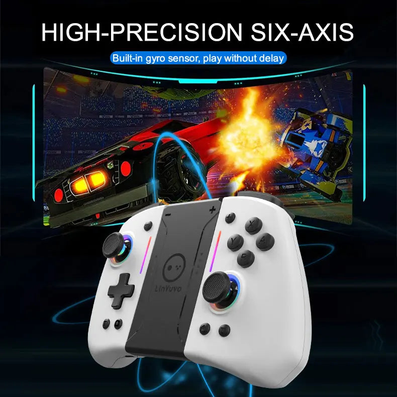 Wireless Bluetooth Control For Nintendo Switch & OLED & Lite Gamepad Controller Gaming Command Mando Game Pad Accessories Hall