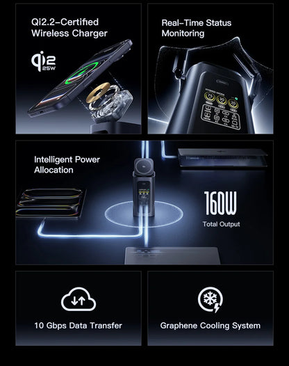Baseus Spacemate RD1 Pro USB-C-docka – 11/12/15-i-1