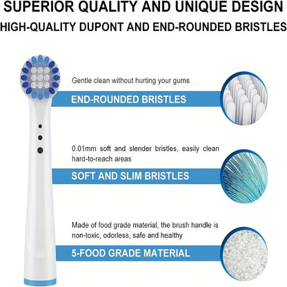 4/12/16/20 Pcs Replacement Toothbrush Heads Compatible with Oral-B Braun Professional Electric Toothbrush Heads Brush Heads