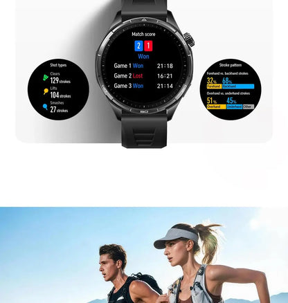 Honor Watch 6 New Smartwatch 1.46' AMOLED Battery Lasts up to 35 Days More than 120 Fitness and Health Modes 5ATM Waterproof, IP69 Protection, Bluetooth 5.4