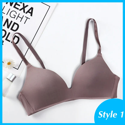Seamless Bras for Women Push Up Bras No Wire Brassiere A B Cup Underwear Sexy Bralette Three Quarters(3/4 Cup)  Lingerie 2027