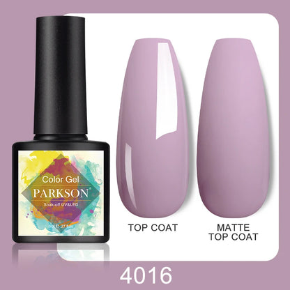 Parkson No Wipe Top Base Coat Nail Gel polish Design Enhancer Varnish Semi Permanent Soak Off UV LED Nail Art Tool