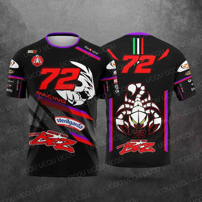 2026 New Motorcycle Racing T-Shirt - Rider #89 Jorge Martín & Rider #72 Marco Bezzecchi Fan Casual Tee for Men and Women