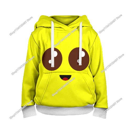 Fortnite Hoodie Barn & Vuxna – 3D-tryckt Animerad Pullover Polyester Casual Streetwear Storlek 110–160cm + Vuxenstorlekar