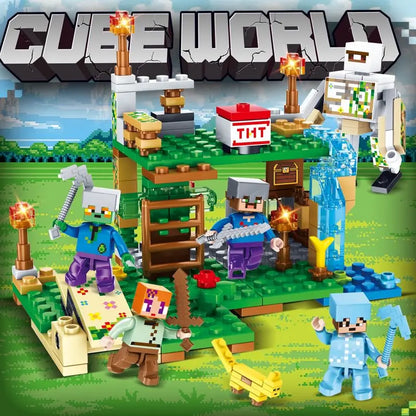 Byggklossar LEGO-kompatibel – 6 Teman By Grotta Gruva Djungel Djurfigurer Pedagogisk Pussellek 6+ År 2026