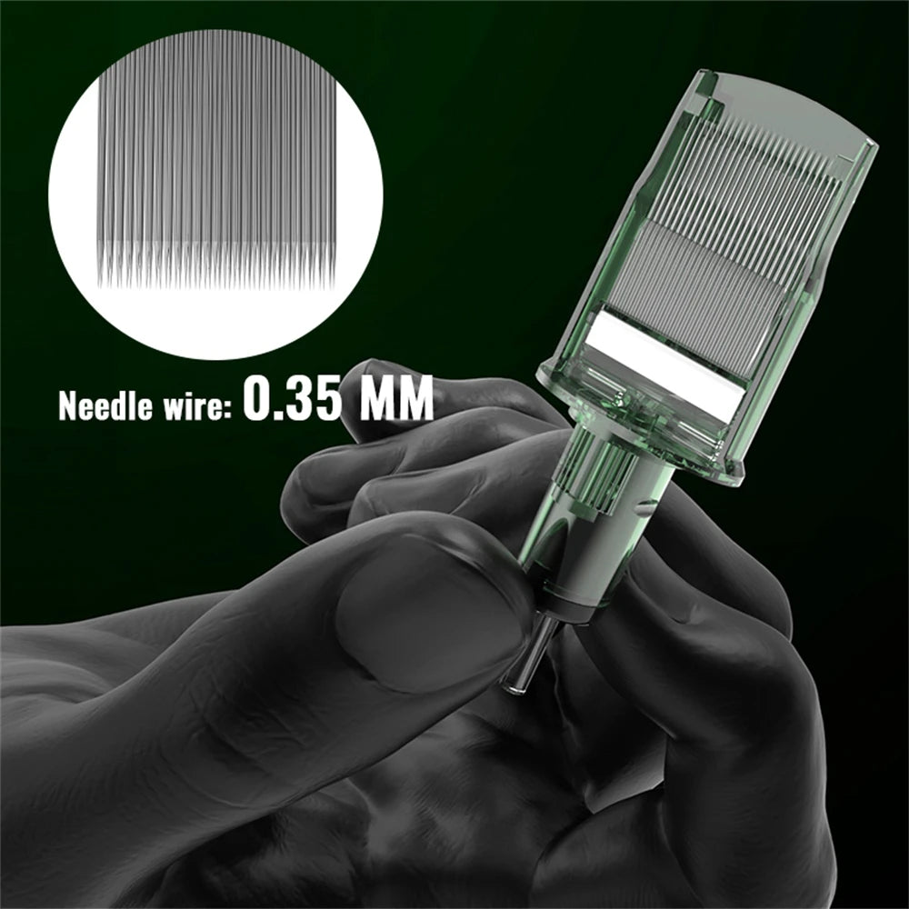 10 PCS Super Big Cartridge Needle Professional Tattoo Cartridge Tattoo Equipment Large Row Needle Tattoo