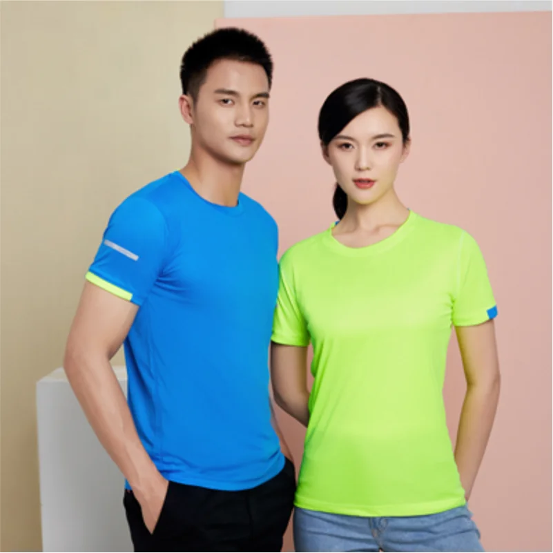 T-shirt med Eget Tryck eller Brodyr – Snabbtorkande Sport & Reklamplagg S–5XL (Asian)