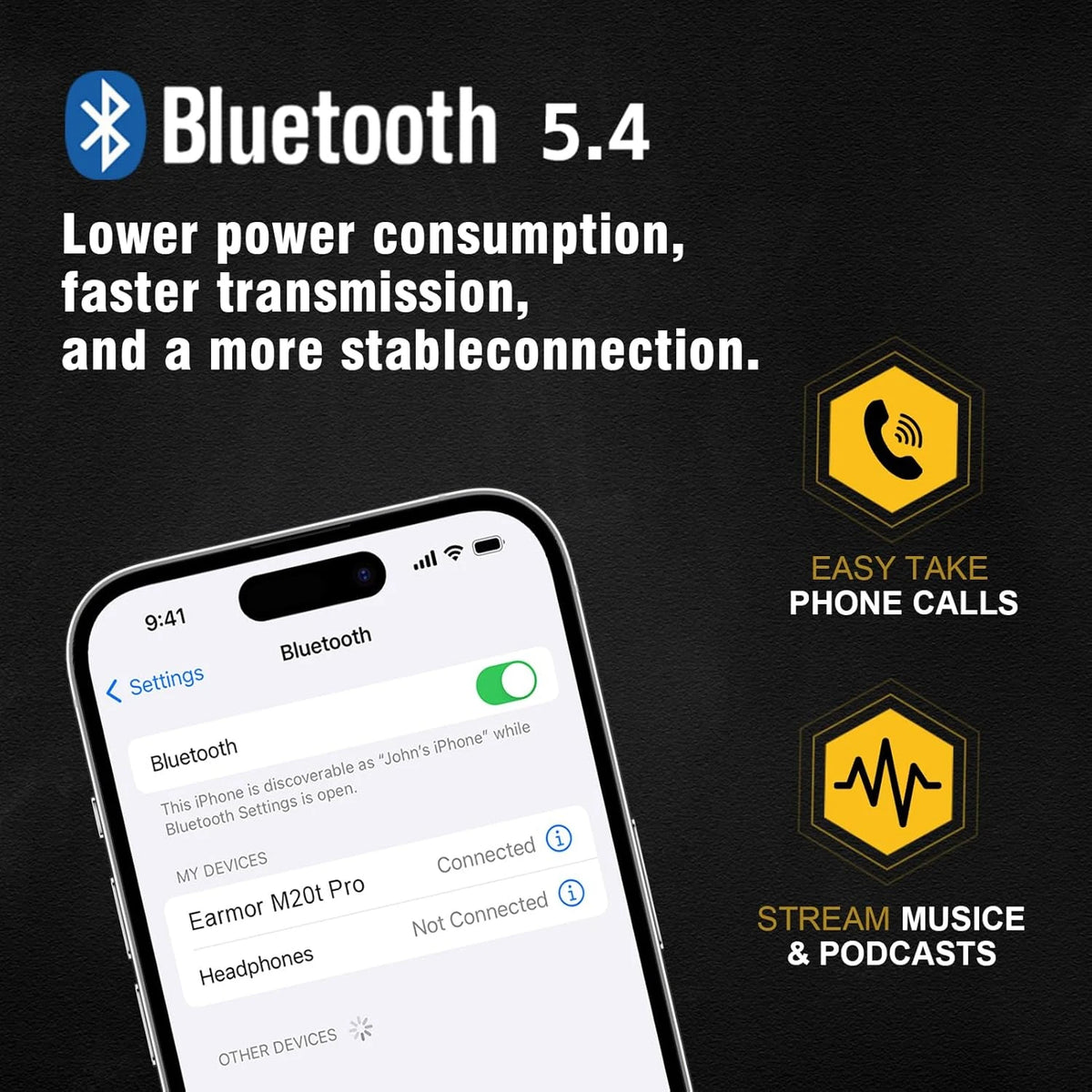 EARMOR M20T PRO Bluetooth-hörlurar Jakt & Skytte Hörselskydd