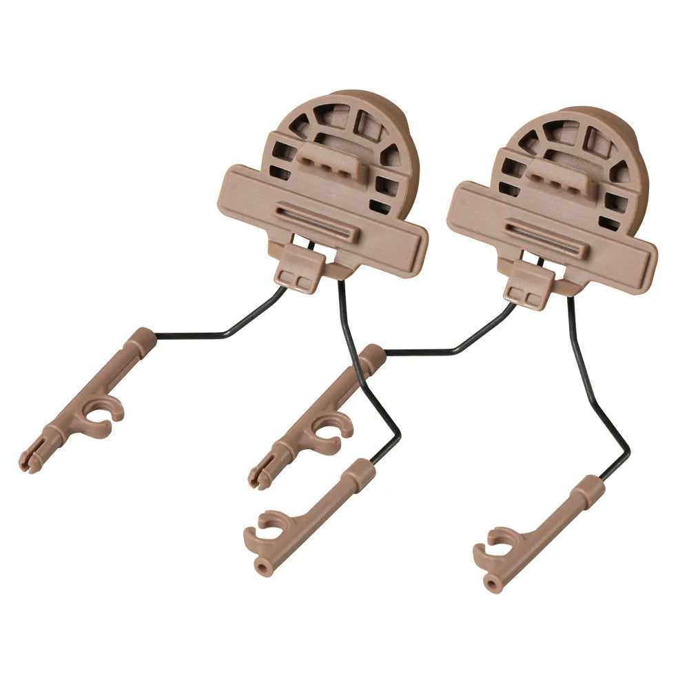 BOOIU Tactical Headset Bracket Wendy Helmet Earphone Buckle Stand ARC Rail Adapter Mount Comtac II Noise Cancelling Headset