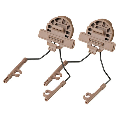 BOOIU Tactical Headset Bracket Wendy Helmet Earphone Buckle Stand ARC Rail Adapter Mount Comtac II Noise Cancelling Headset