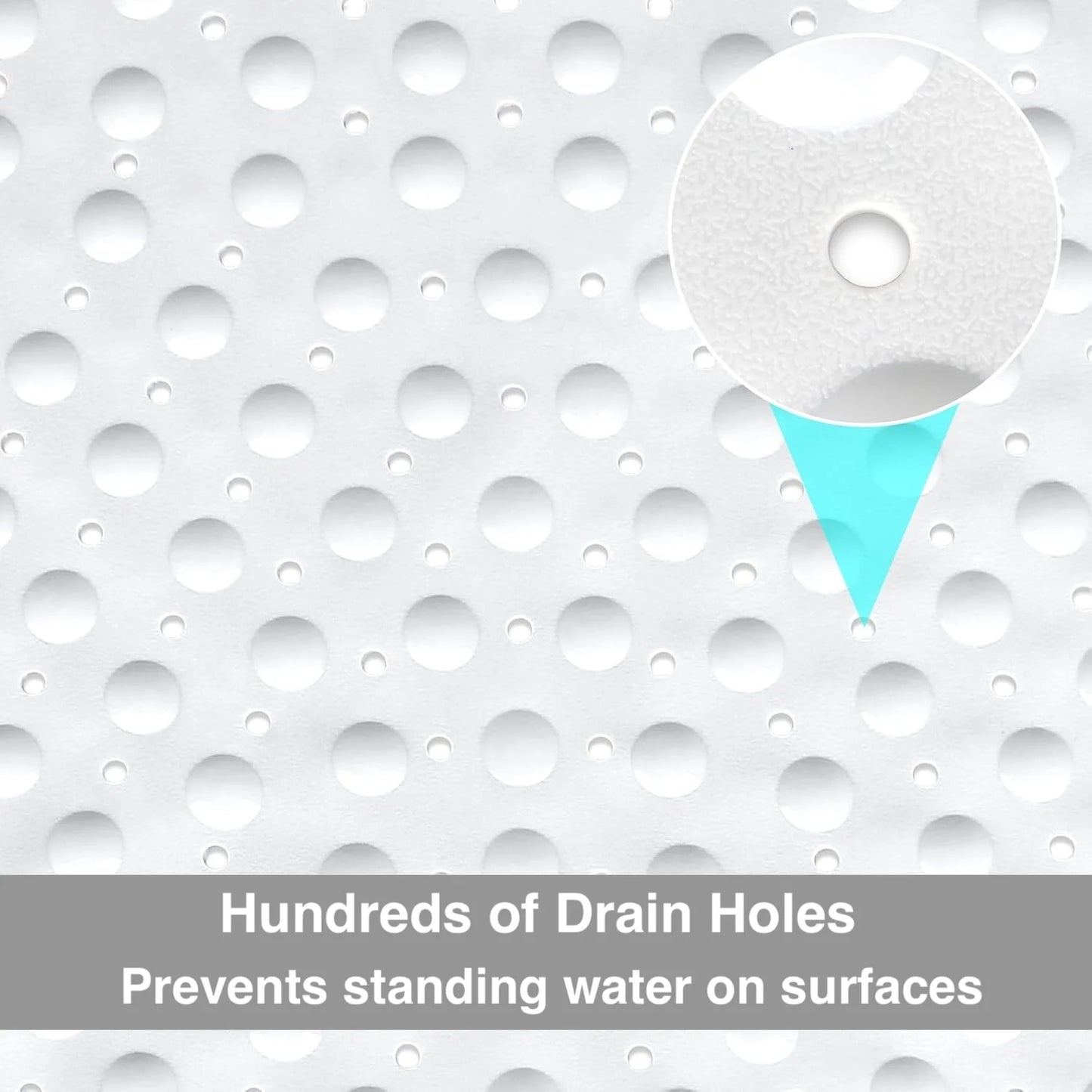 Japanese Style  Corner Fan Shape Bathroom Shower Mat Non Slip Suction Cup Bath Mat Quick‑Drain Anti‑Fall Shower Room Floor Mat