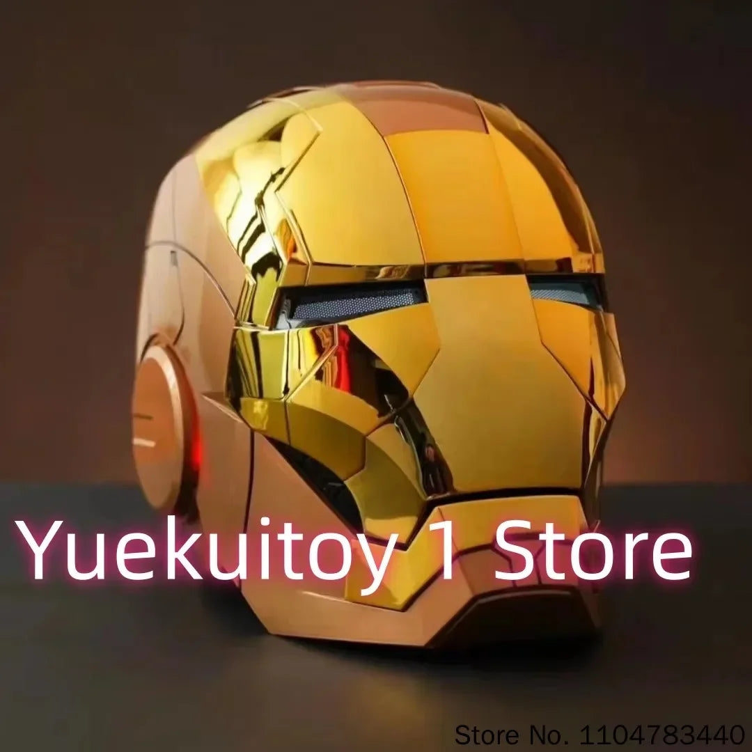 Bärbar Bumblebee hjälmleksak med armkanon och rollspelsdesign